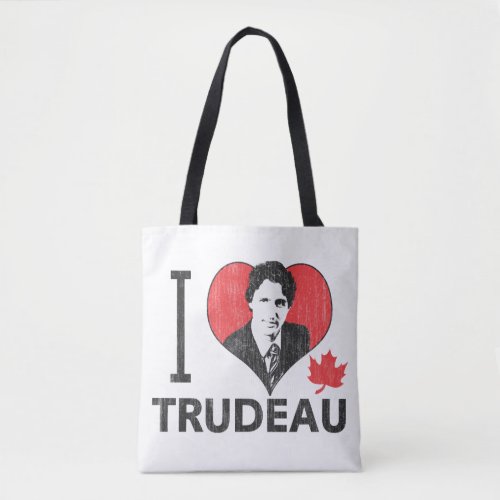 I Heart Trudeau Tote Bag