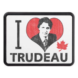 I Heart Trudeau Tow Hitch Cover