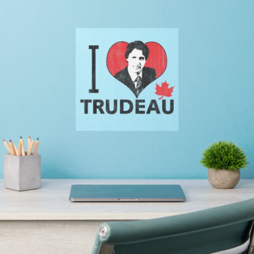 I Heart Trudeau Wall Decal