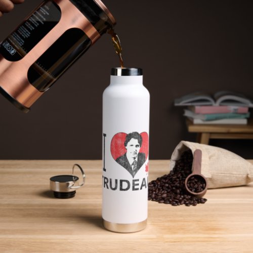 I Heart Trudeau Water Bottle