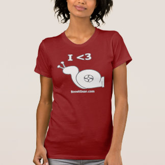 I Heart Turbo Snail - Womens T-Shirt by BoostGear