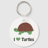 Tortoise Shell Pattern Keychain | Zazzle
