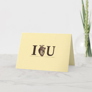I Heart U Card