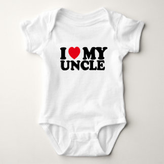 i heart uncle baby bodysuit