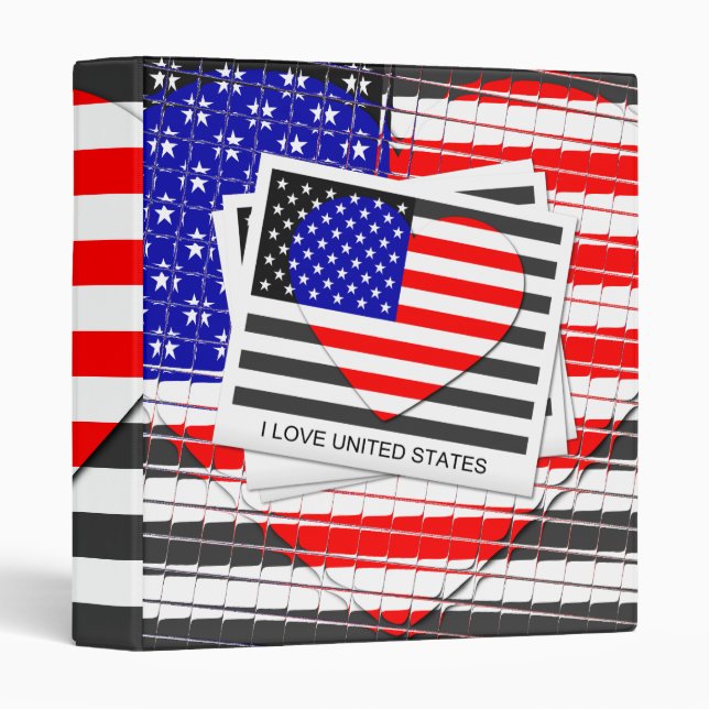I heart United States Binder (Front/Spine)