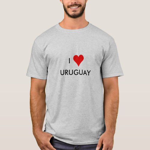i heart uruguay T_Shirt