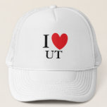 I Heart Utah Trucker Hat at Zazzle