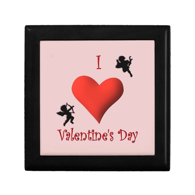 I Heart Valentine's Day Jewelry Box (Front)