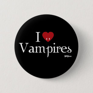 I Heart Vampires Button
