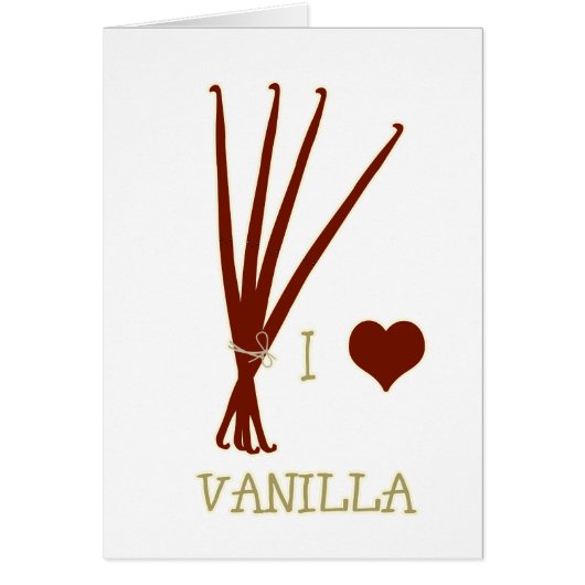 I heart Vanilla Cards (Front)