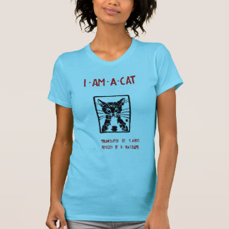 I Heart Vintage Books - I Am A Cat T-Shirt