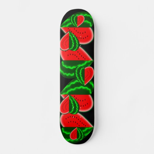 I Heart Watermelon Skateboard Deck