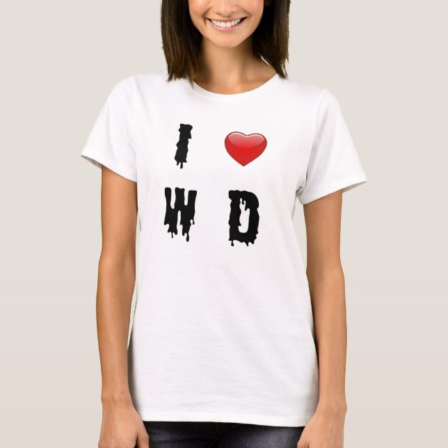 I Heart WD T-Shirt (Front)