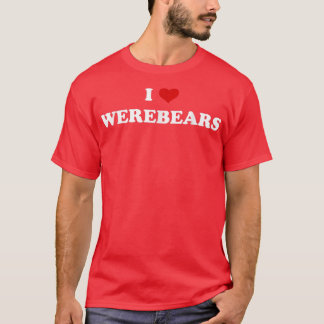 I Heart Werebears For Paranormal Romance Lovers 4 T-Shirt