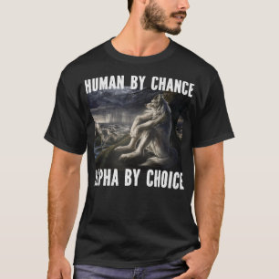 I Heart Werewolfs Alpha Funny Cringe Werewolf Wolf T-Shirt