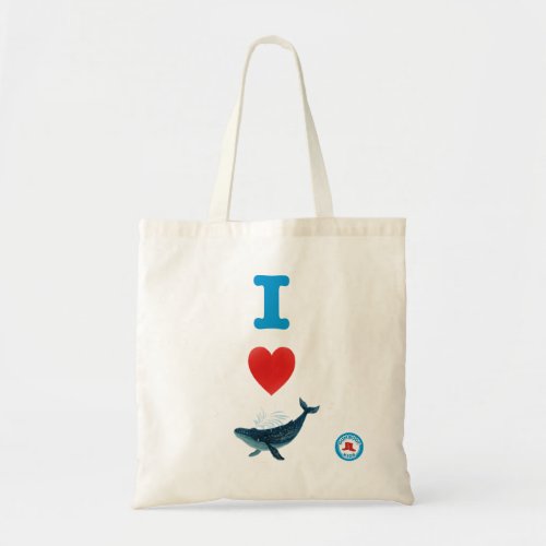 I Heart Whales Tote Bag