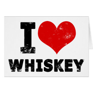 I Heart Whiskey Cards