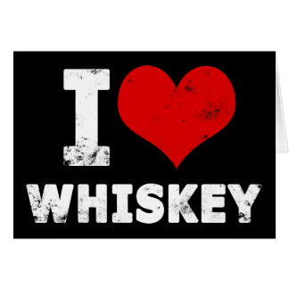I Heart Whiskey Cards
