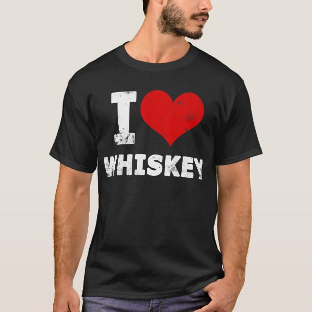 I Heart Whiskey T-Shirt (Front)