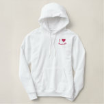 I Heart Whistler Bc Embroidered Hoodie at Zazzle