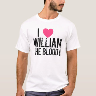 I heart William light t-shirt