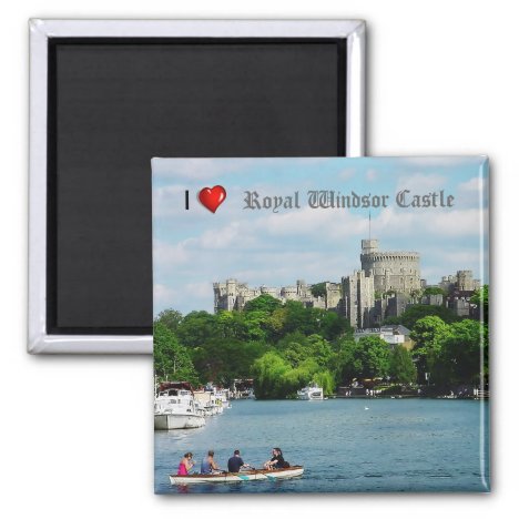 I heart Windsor Castle fridge magnet