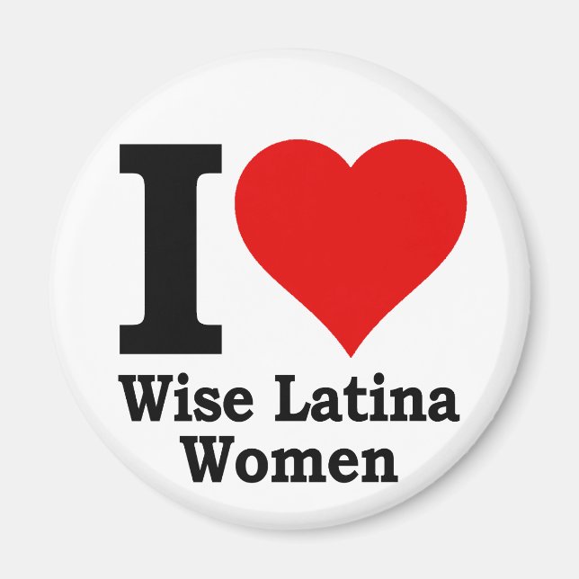 I (heart) Wise Latina Women Magnet (Front)