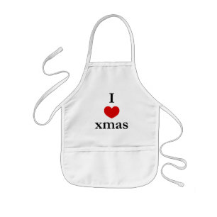 I heart Xmas - Christmas Kids' Apron