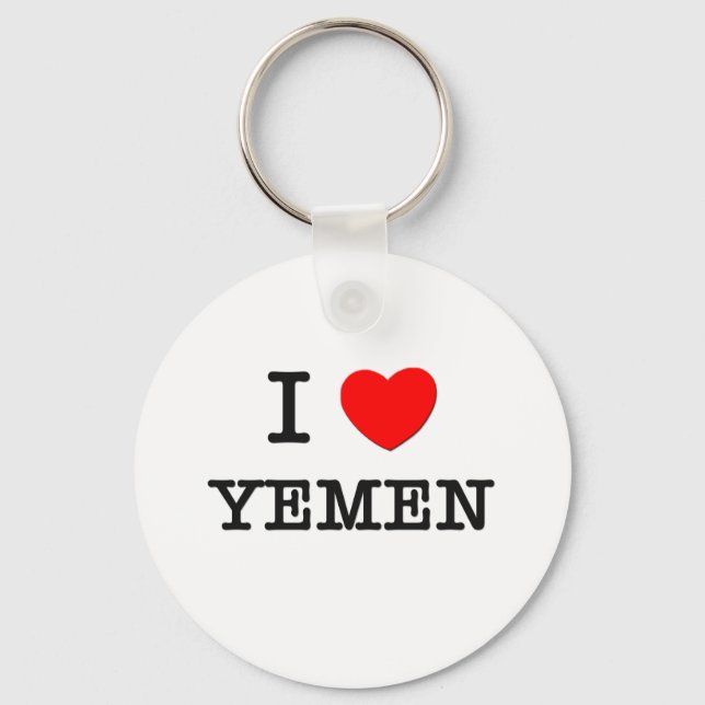 I HEART YEMEN KEYCHAIN (Front)