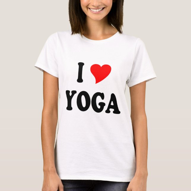 I heart yoga T-Shirt (Front)
