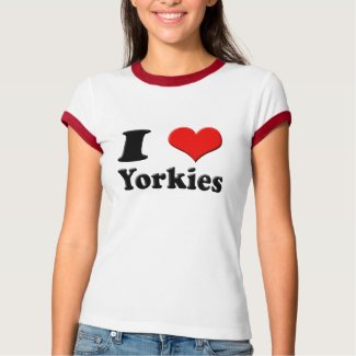 I Heart Yorkies Tee