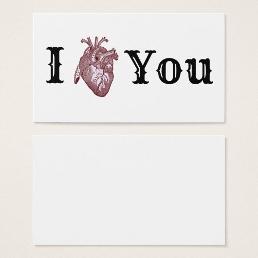 I Heart You (Front & Back)