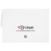 I Heart You Card (Back Horizontal)