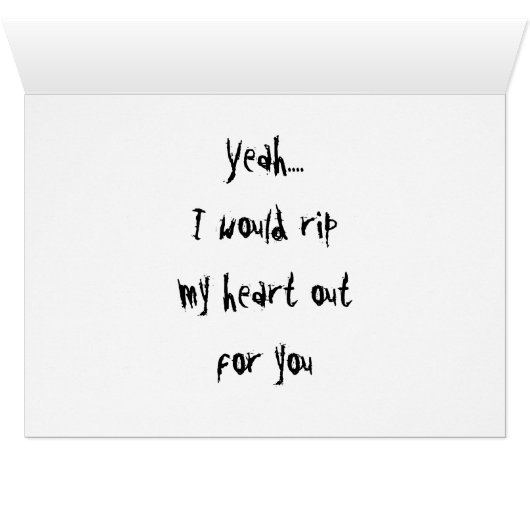 I Heart You Card (Inside Horizontal (Bottom))