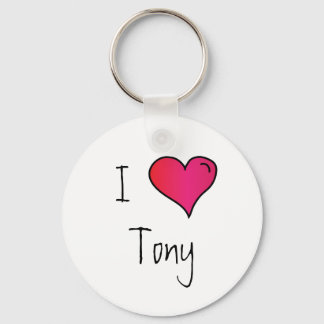 I Heart You Customizable Keychain