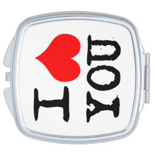I Heart You Customizable Makeup Mirror