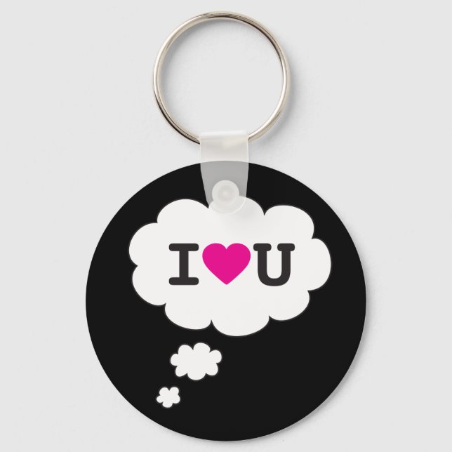 i heart you keychain (Front)