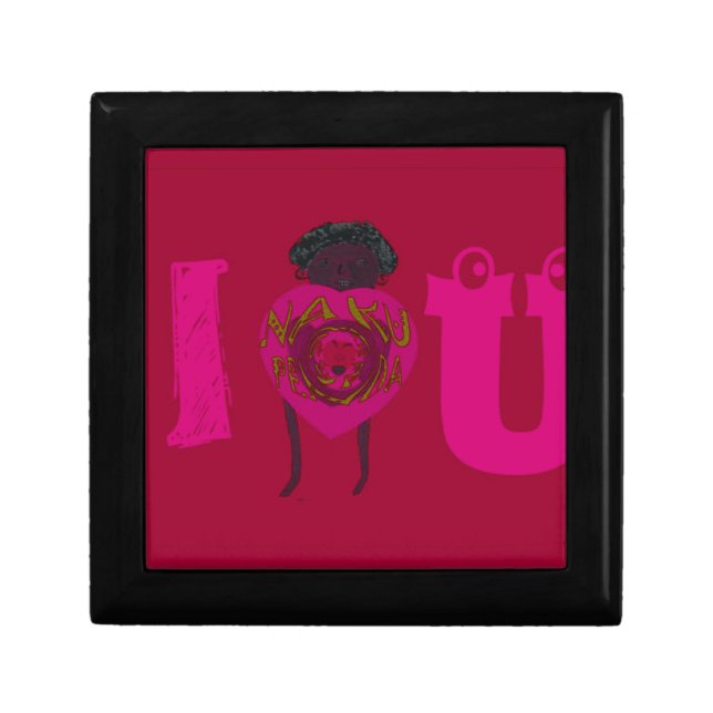 I Heart You Nakupenda Sana Happy Valentine's Day  Gift Box (Front)