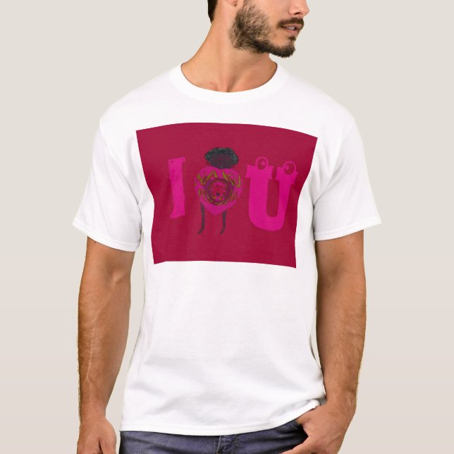 I Heart You Nakupenda Sana Happy Valentine's Day  T-Shirt (Front)