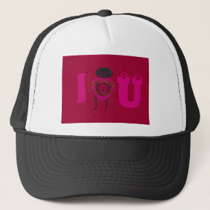 I Heart You Nakupenda Sana Happy Valentine's Day  Trucker Hat