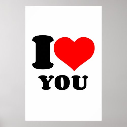I HEART YOU POSTER