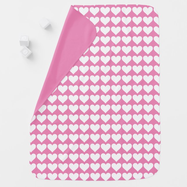 "I Heart You!" Stroller Blanket (In Situ)