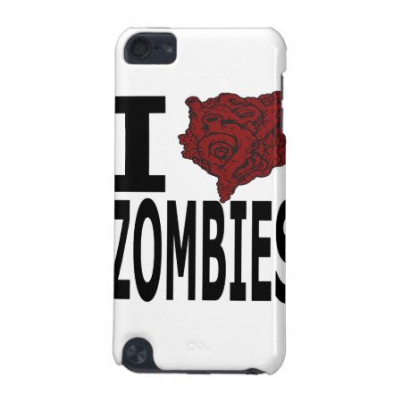 I Heart Zombies Ipod Touch 5g Case