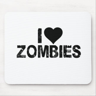 I [HEART] ZOMBIES MOUSE PAD