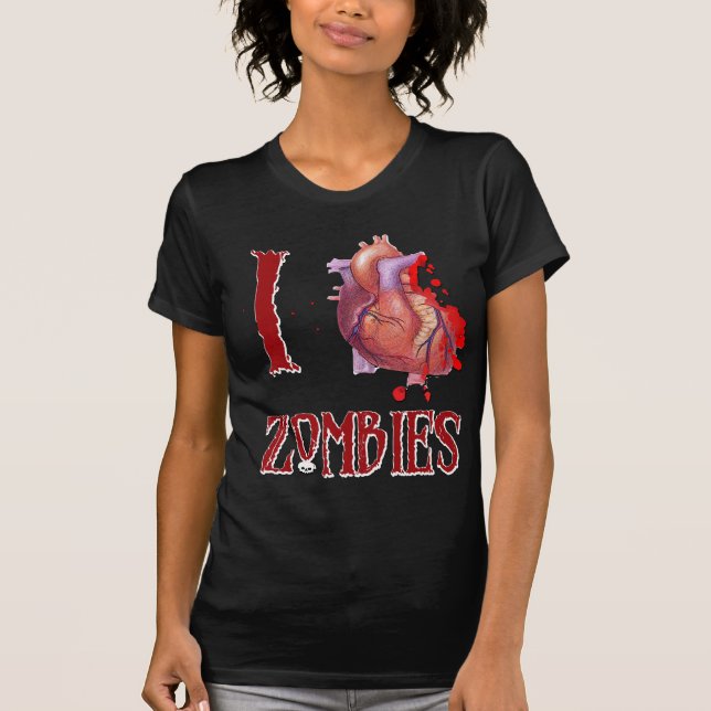 I *heart* Zombies T-Shirt (Front)