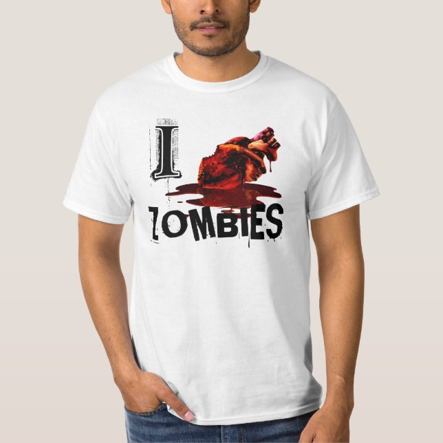 I HEART ZOMBIES T-Shirt (Front)