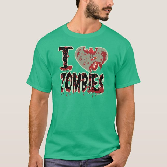i heart zombies! T-Shirt (Front)