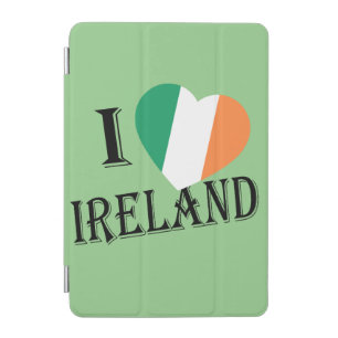 I Heartflag Ireland bk ipat iPad Mini Cover