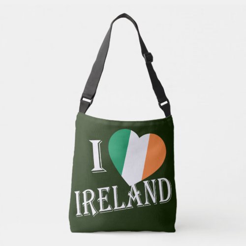 I Heartflag Ireland wt cbbcnt Crossbody Bag