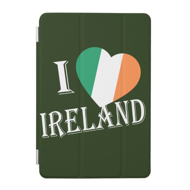 I Heartflag Ireland wt ipacnt iPad Mini Cover (Front)